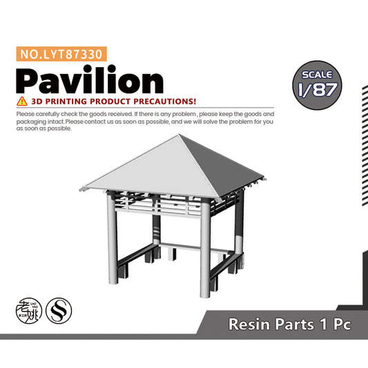 Yao's Studio LYT330 Pavilion HO/OO/Z/N/TT Railroad Miniature Accessory Display Props