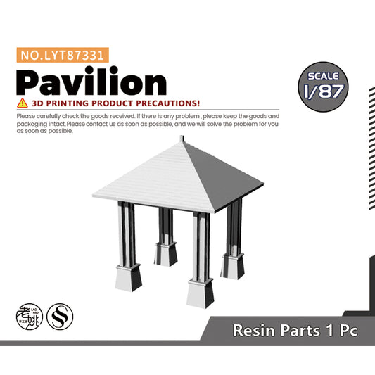 Yao's Studio LYT331 Pavilion HO/OO/Z/N/TT Railroad Miniature Accessory Display Props