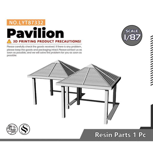 Yao's Studio LYT332 Pavilion HO/OO/Z/N/TT Railroad Miniature Accessory Display Props