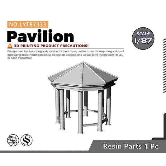 Yao's Studio LYT333 Pavilion HO/OO/Z/N/TT Railroad Miniature Accessory Display Props