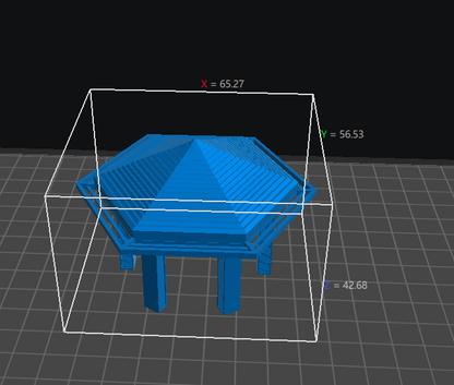 Gazebo Hexagonal Pavilion Chinese Style Building MRY-SFW LYT87334