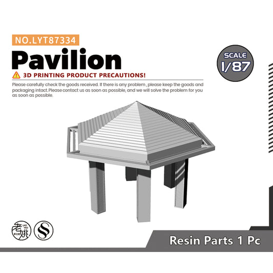 Yao's Studio LYT334 Pavilion HO/OO/Z/N/TT Railroad Miniature Accessory Display Props