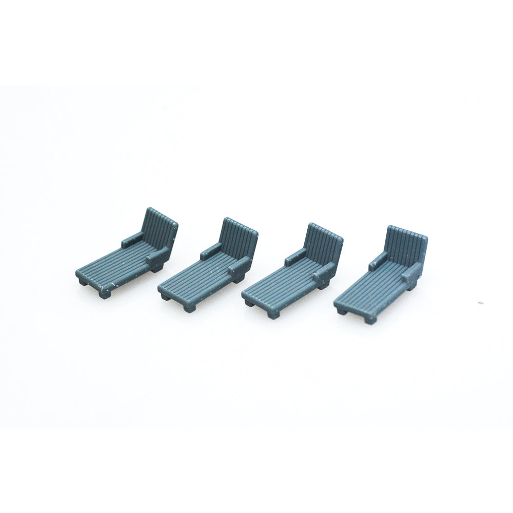 Yao's Studio LYT396 Beach Chair HO/OO/Z/N/TT Railroad Miniature Accessory Display Props