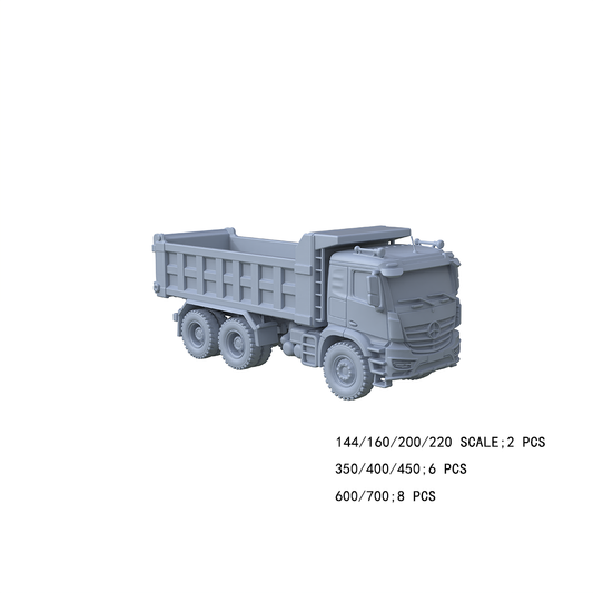 Yao's Studio LYTA018 3D Printed Dump Truck Model Kits Construction Diorama Accessories