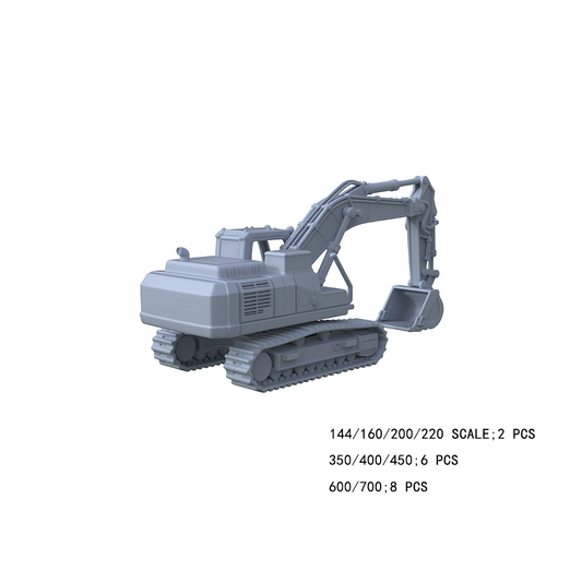 Yao's Studio LYTA022  3D Printed Excavator Model Kits Construction Diorama & Hobby Accessories