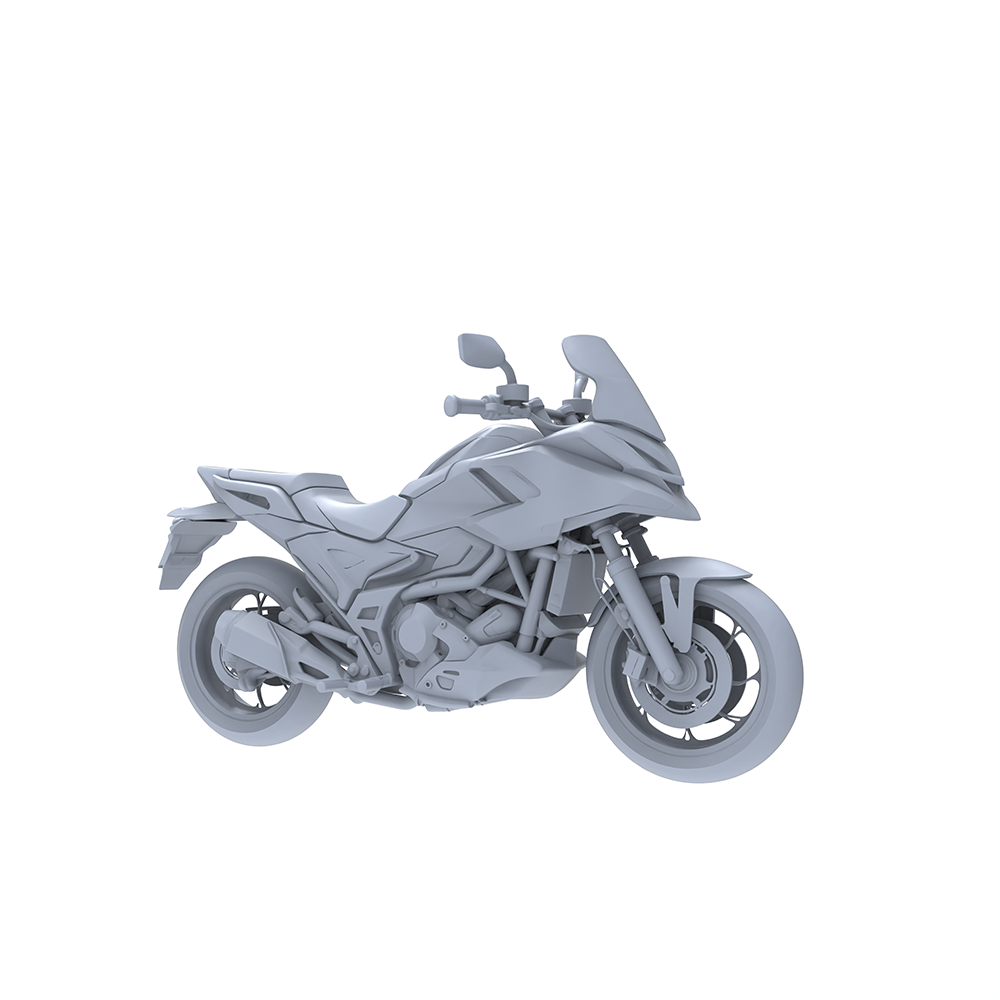 Yao's Studio LYTA042 Modern ADV Scooter (Unpainted) - High-Detail for Hobbyists & Road Scene Building