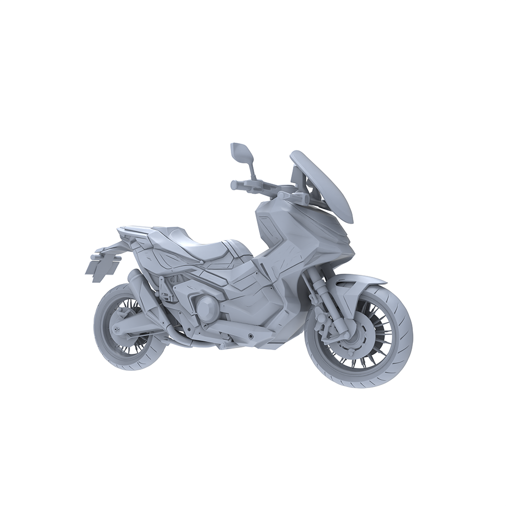 Yao's Studio LYTA043 1/160 Futuristic Mecha Scooter (Unpainted) - High-Detail for Hobbyists & Sci-Fi Scene Building