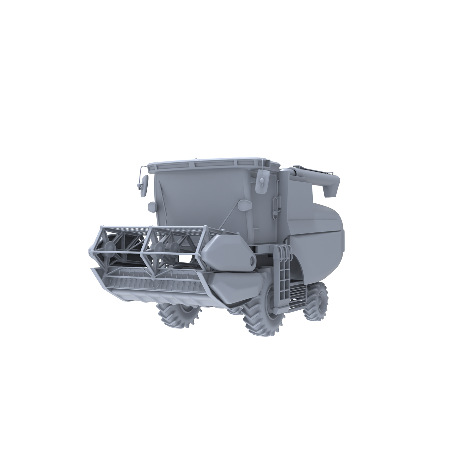 Yao's Studio LYTA048  Farm Combine Harvester (Unpainted) - High-Detail for Hobbyists & Agricultural Scene Building