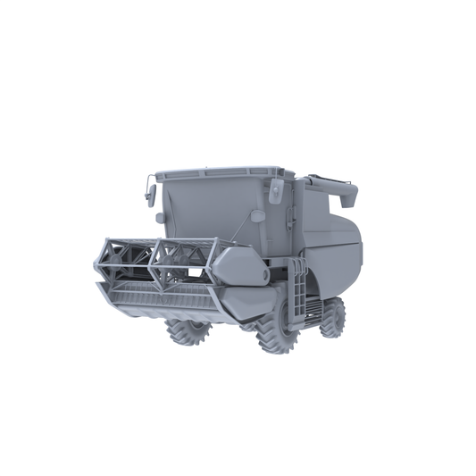 Yao's Studio LYTA048  Farm Combine Harvester (Unpainted) - High-Detail for Hobbyists & Agricultural Scene Building