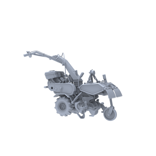 Yao's Studio LYTA053 Small Garden Tiller (Unpainted) - High-Detail for Hobbyists & Backyard Farming Scene Building