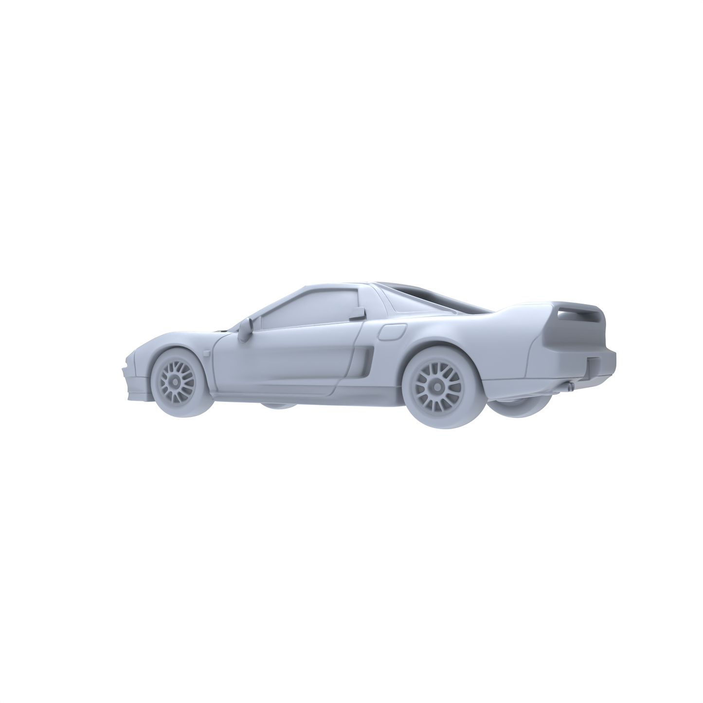 Yao's Studio LYTA066  Honda NSX Classic Sports Car Model - Unpainted DIY Figurine for Urban Diorama/Scene Building & Hobby Painting