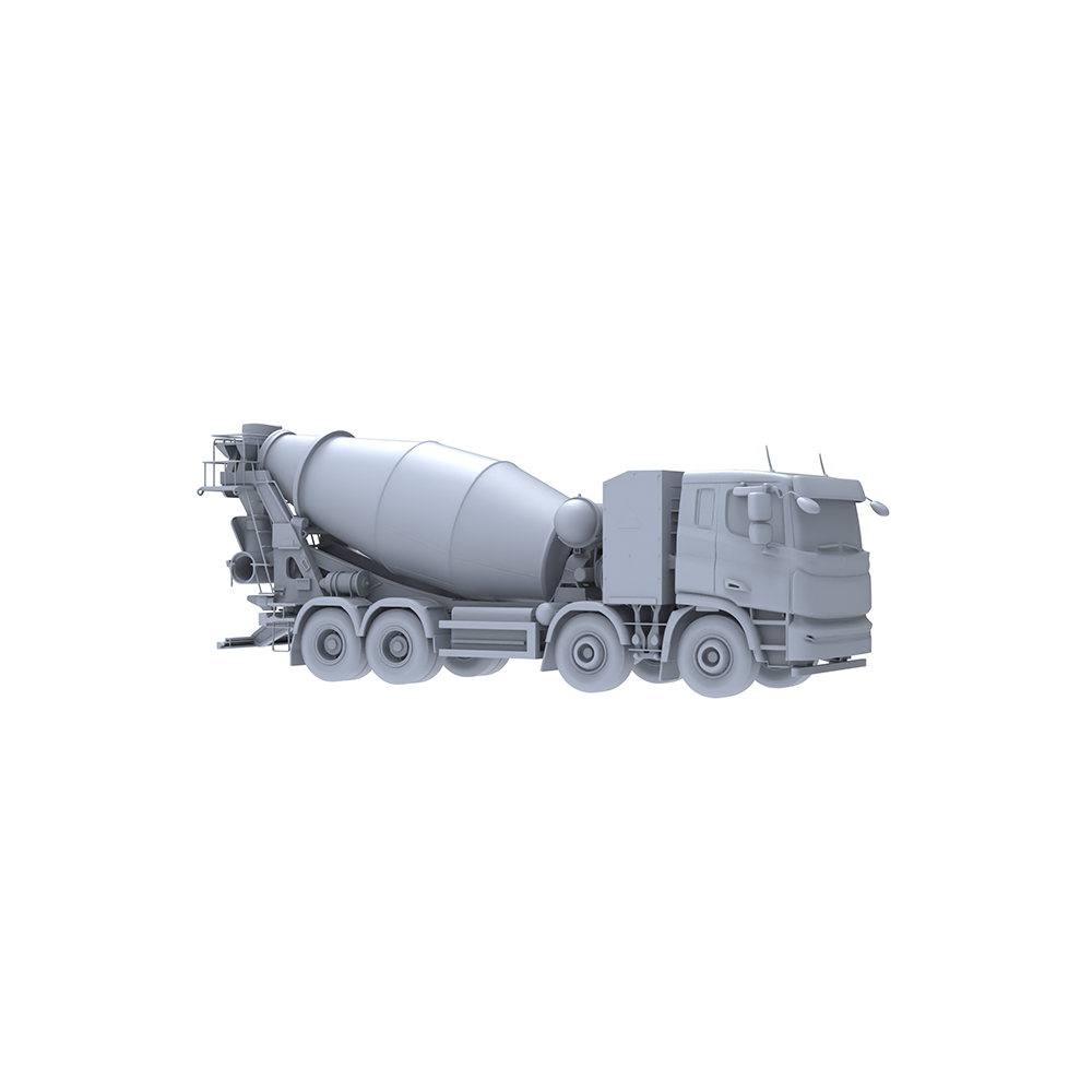 Yao's Studio LYTA079  Heavy Duty Cement Mixer Truck Replica ¡§C Detailed Static Display for Hobbyists & Collectors