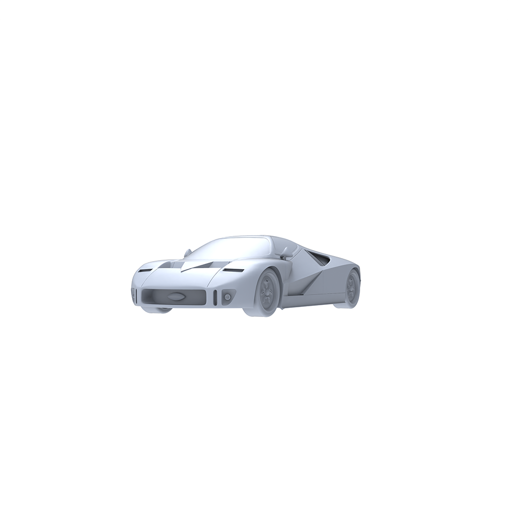 Yao's Studio LYTA089  High-End Hybrid Supercar Unpainted Model - Ideal for Scale Scenery & Enthusiasts