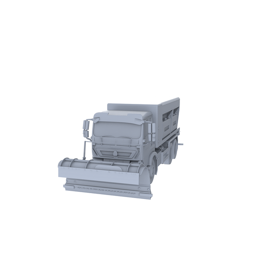 Yao's Studio LYTA092 High-Detail Snow Plow Truck (Unpainted) - Great for Diorama & Hobbyists