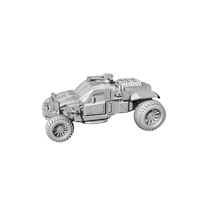 Yao's Studio LYTA104  3D Printed Off-Road Combat Vehicle Model - Unpainted Resin Kit for Diorama