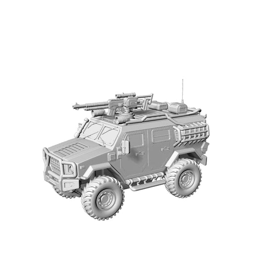 MRY-SFW LYTA163 3D Printed Post-Apocalyptic Heavy Armored Recon Vehicle   Wargame Terrain