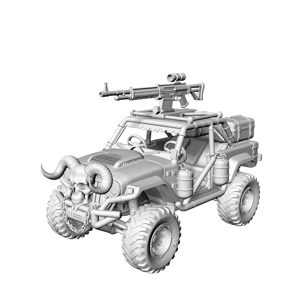 Yao's Studio LYTA164  Wasteland Assault Offroad Vehicle - Mad Max Style Buggy   3D Print N Scale Wargaming