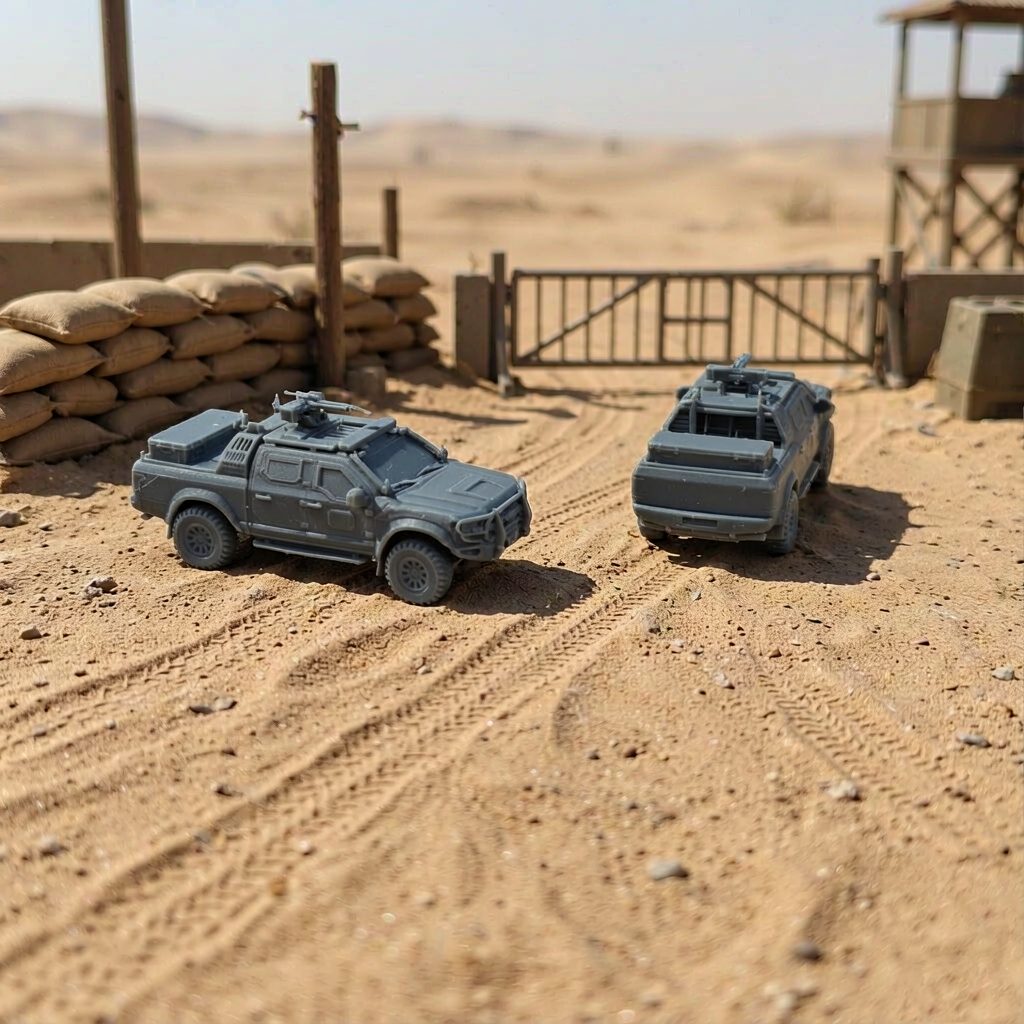 Cyberpunk Urban Vehicle – Cyber Pickup Truck B MRY-SFW LYTA930