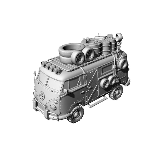 MRY-SFW LYTA183 Zombie Survival Modified Bus 3D Printed Resi – LCD 3D printed resin model kit, image 1