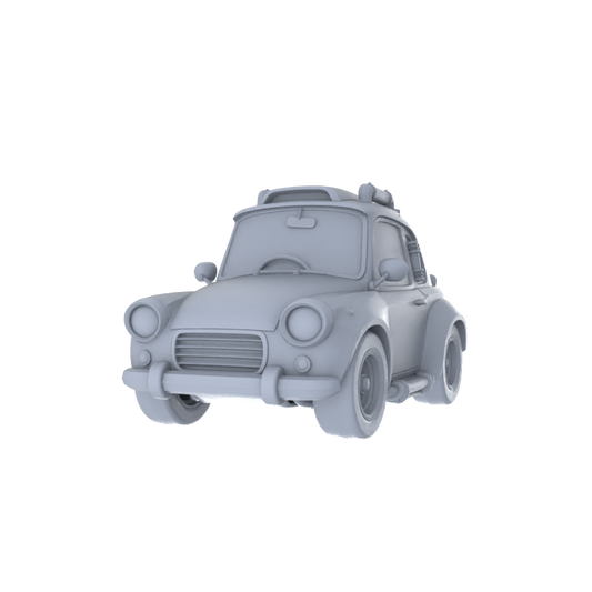 MRY-SFW LYTA218 Unpainted Retro Off-Road Car  Adventure Vehi – LCD 3D printed resin model kit, image 1