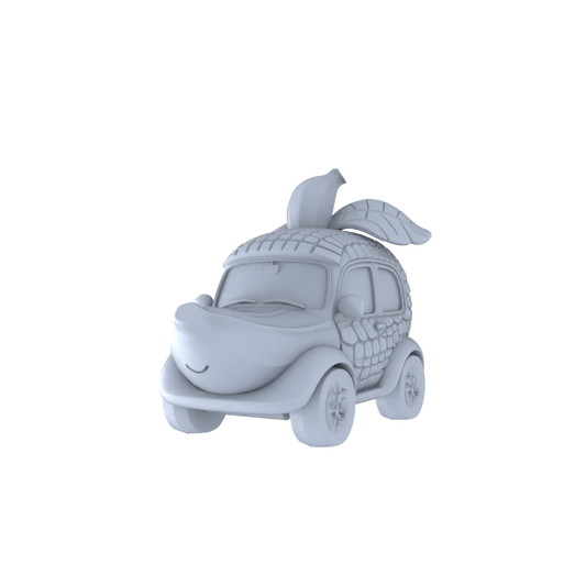 MRY-SFW LYTA221 Unpainted Pineapple Car Model Creative Fruit – LCD 3D printed resin model kit, image 1