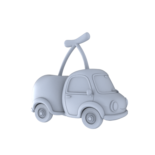MRY-SFW LYTA222 Unpainted Cherry Car Model Creative Fruit Ve – LCD 3D printed resin model kit, image 1