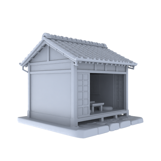 MRY-SFW LYTB022  Miniature Scene Model Japanese Style Machiya Detached Single Story Bookstore