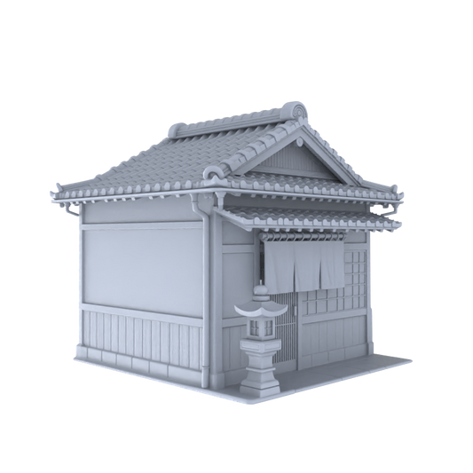 MRY-SFW LYTB028  Miniature Scene Model Japanese Style Machiya Traditional Wooden Single Layer Shop Street Corner Shop