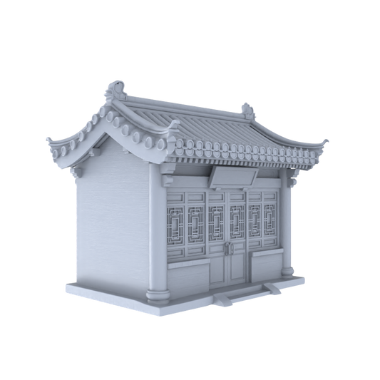 MRY-SFW LYTB031  Miniature Scene Model Chinese Antique Brick Wood Structure Building Model Chinese Shop