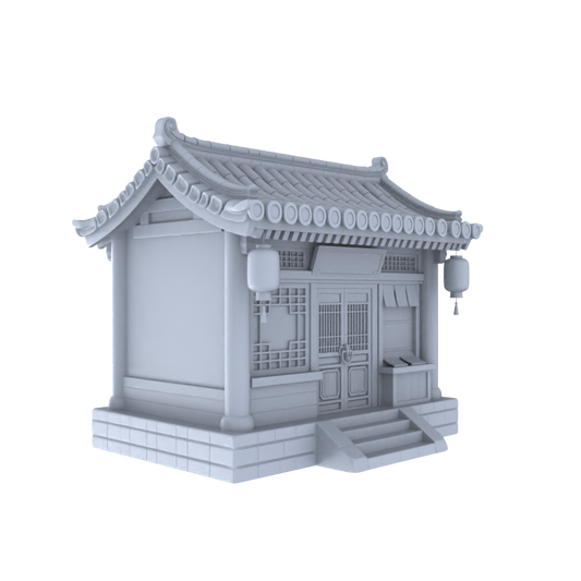 MRY-SFW LYTB032  Miniature Scene Model Chinese Tang Dynasty Architecture Model Single Layer Shop