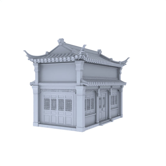 MRY-SFW LYTB038  Miniature Scene Model Chinese Traditional Style Street Facing Shop