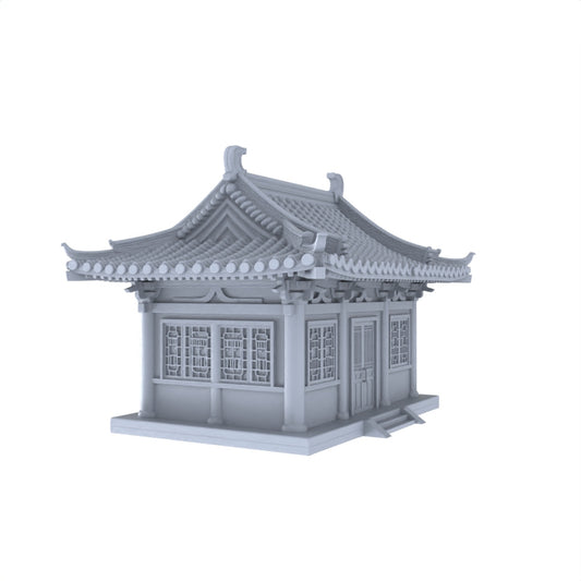MRY-SFW LYTB046  Miniature Scene Model Chinese Single Story Tang Style Food Stall