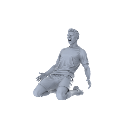 Yao's Studio LYTR268 Unpainted Miniature Football Celebration 6-Pack for Diorama & Painting Miniatures Diorama Resin Figures