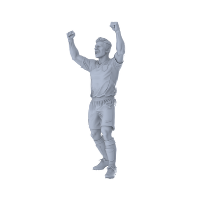 Yao's Studio LYTR268 Unpainted Miniature Football Celebration 6-Pack for Diorama & Painting Miniatures Diorama Resin Figures
