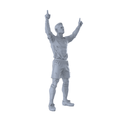 Yao's Studio LYTR268 Unpainted Miniature Football Celebration 6-Pack for Diorama & Painting Miniatures Diorama Resin Figures