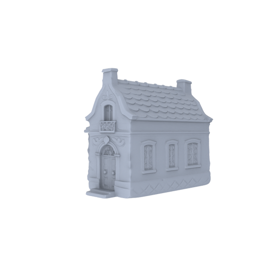 MRY-SFW LYTB001  Miniature Diorama Model Fauvist Miniature Model Fairy Tale Spanish Architectural Building
