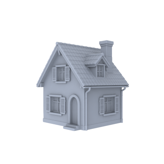 MRY-SFW LYTB005 Miniature Diorama Model Fauvist Rural Two Story Detached Villa