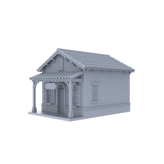 MRY-SFW LYTB013  Miniature Scene Model American Country Retro Style Single Layer Independent Shop
