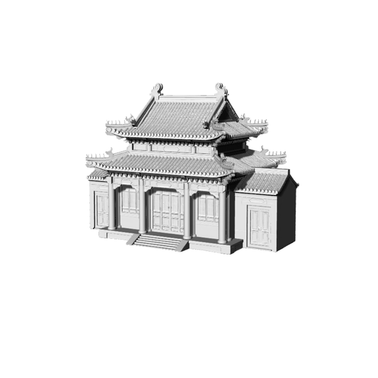 MRY-SFW LYTB051  Miniature Scene Model Ming And Qing Official Style Architecture