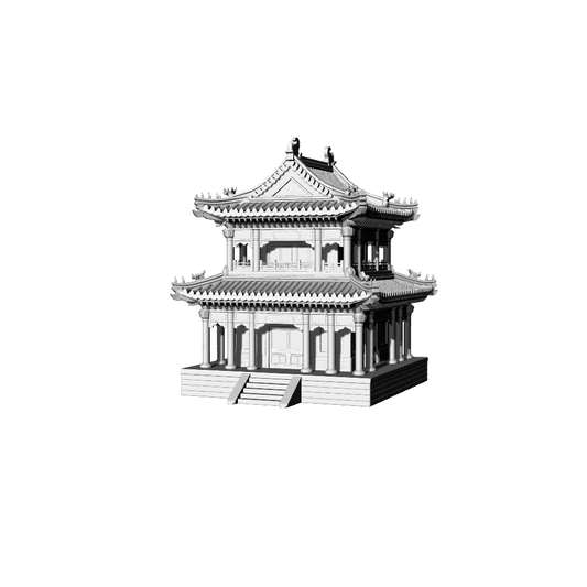 MRY-SFW LYTB059  Miniature Scene Model Ming And Qing Palace Style Royal Architecture