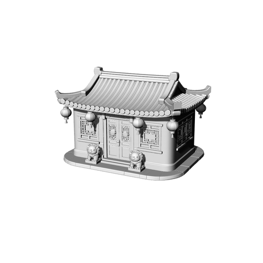 MRY-SFW LYTB070  Miniature Scene Model Q Version Chinese Classical Single Shop