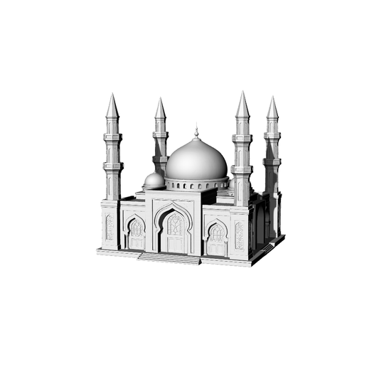 MRY-SFW LYTB074  Miniature Scene Model Middle Eastern City Building Islamic Style Mosque