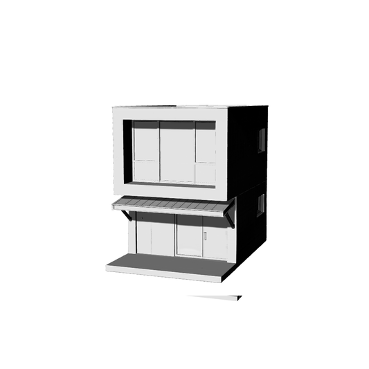 MRY-SFW LYTB079  Miniature Scene Model Modern Residence Minimalist Style Architecture Commercial Shop