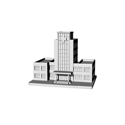 MRY-SFW LYTB085  Miniature Scene Model Modern Architecture Hospital Main Building Inpatient Building