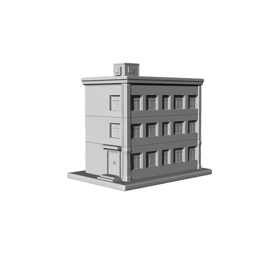 MRY-SFW LYTB088  Miniature Scene Model Modern Architecture Hospital Laboratory Building Physical Examination Building Single Building Landscape