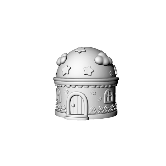 MRY-SFW LYTB089  Miniature Scene Model Dream Fairy Tale Town Cartoon Architecture Cute Model Dome Building
