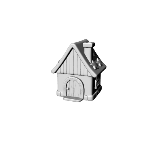 MRY-SFW LYTB090  Miniature Scene Model Dream Fairy Tale Town Cartoon Architecture Cute Model Triangle Roof Building