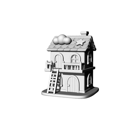 MRY-SFW LYTB097  Miniature Scene Model Dream Fairy Tale Town Cartoon Style Double Layer House