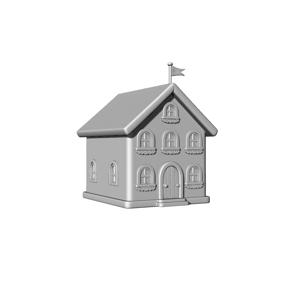 MRY-SFW LYTB100  Miniature Scene Model Dream Fairy Tale Town Cute Fairy Tale House