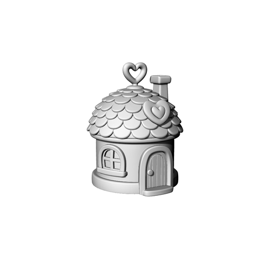MRY-SFW LYTB101  Miniature Scene Model Dream Fairy Tale Town Fish Scale Dome Cute House